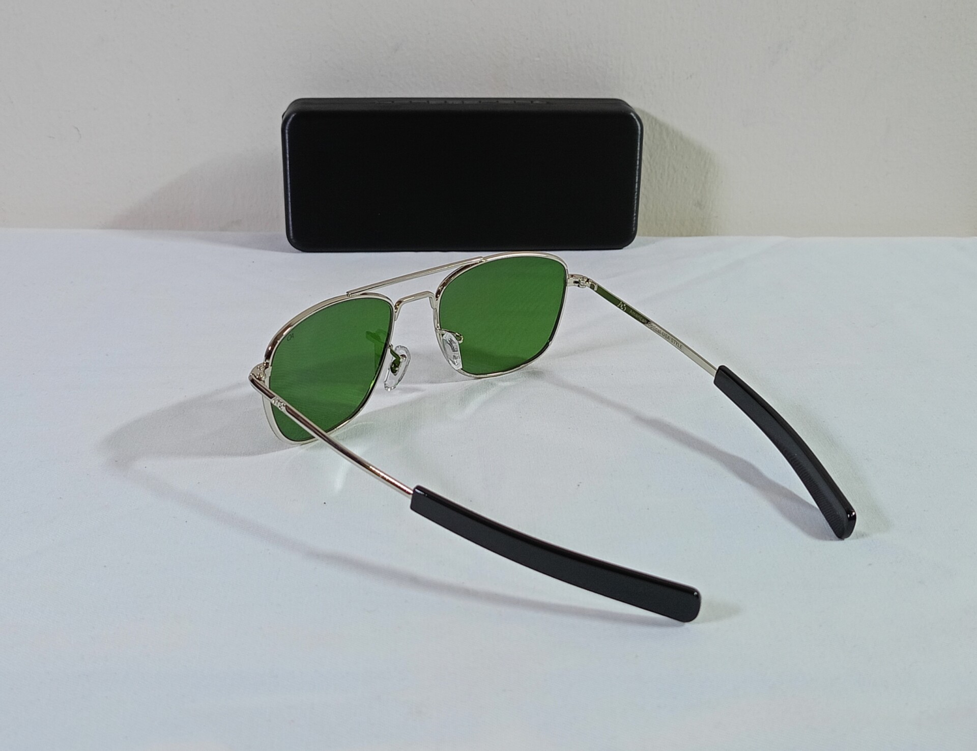 AO sunglasses silver -green lens - Image 2