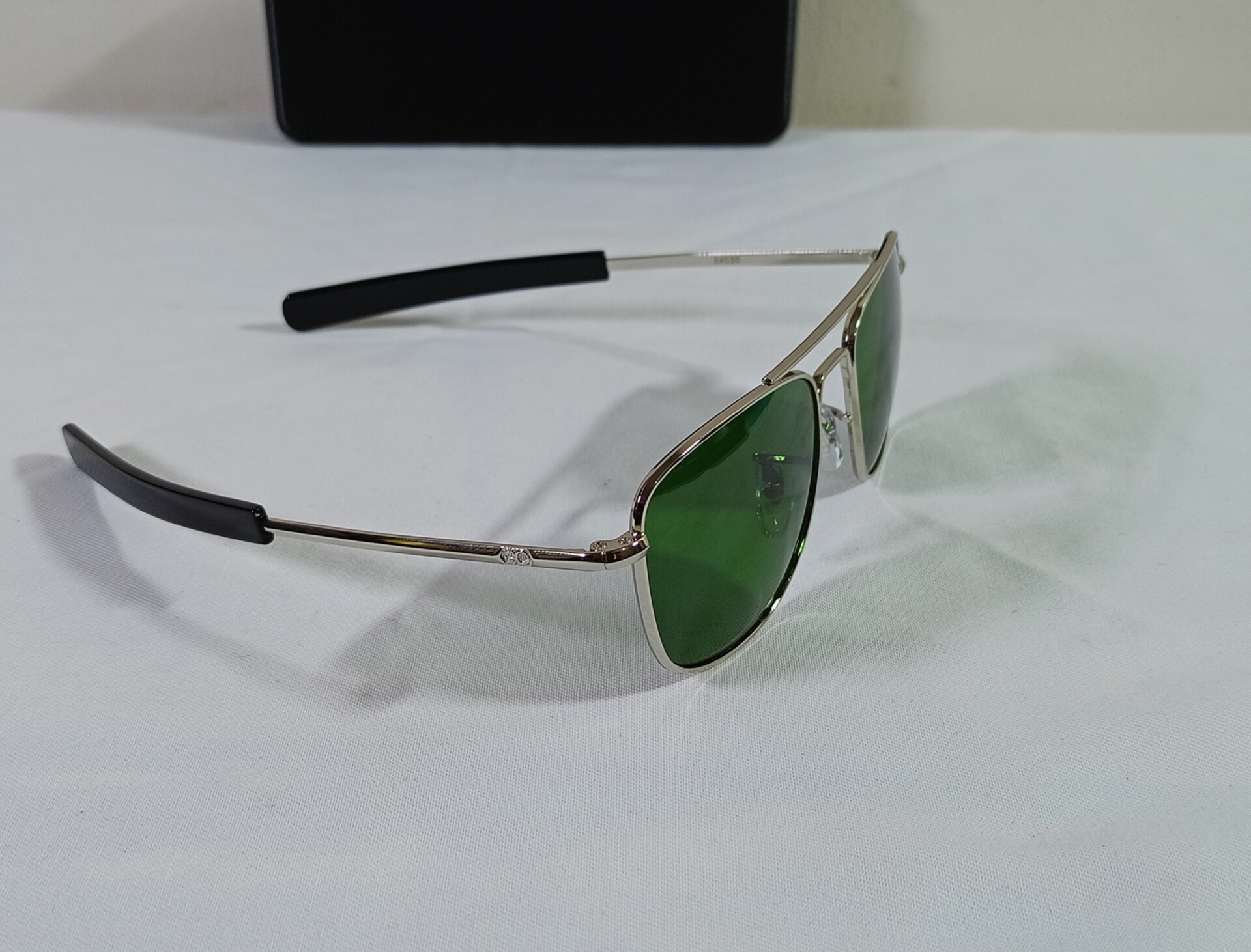 AO sunglasses silver -green lens - Image 3