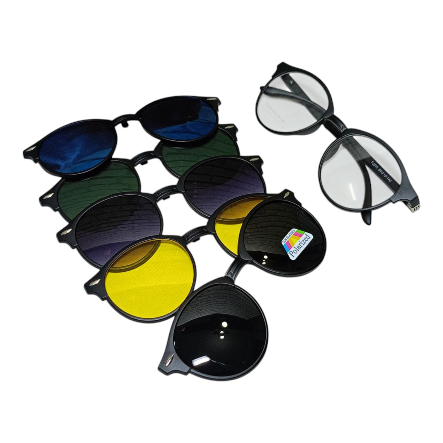 TJ016 six in one sunglasses magnetic clip - Image 4