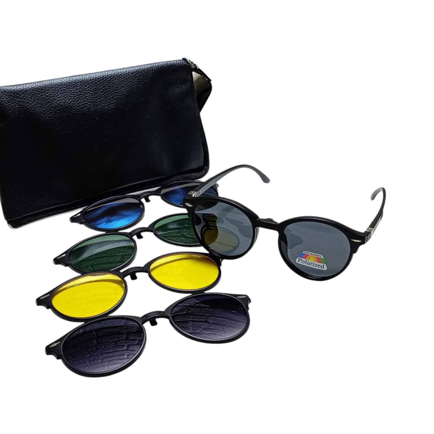 TJ016 six in one sunglasses magnetic clip