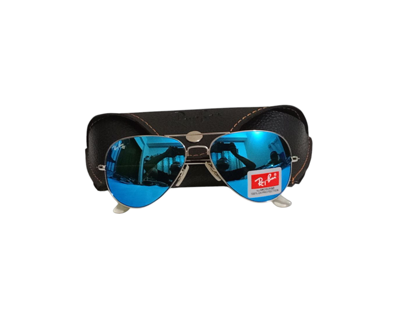 Rayban aviator blue marker sunglasses new