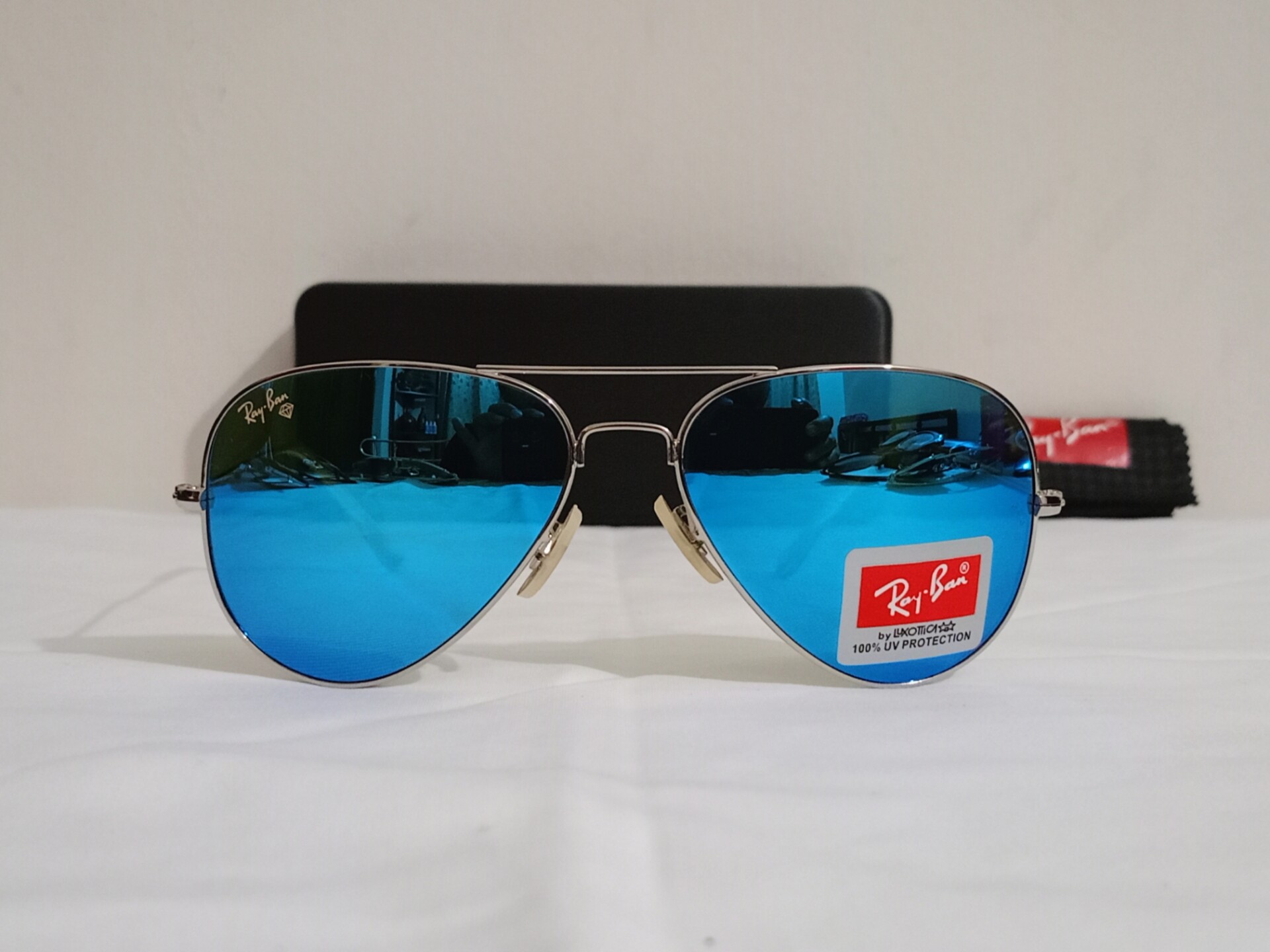 Rayban aviator blue marker sunglasses new - Image 5