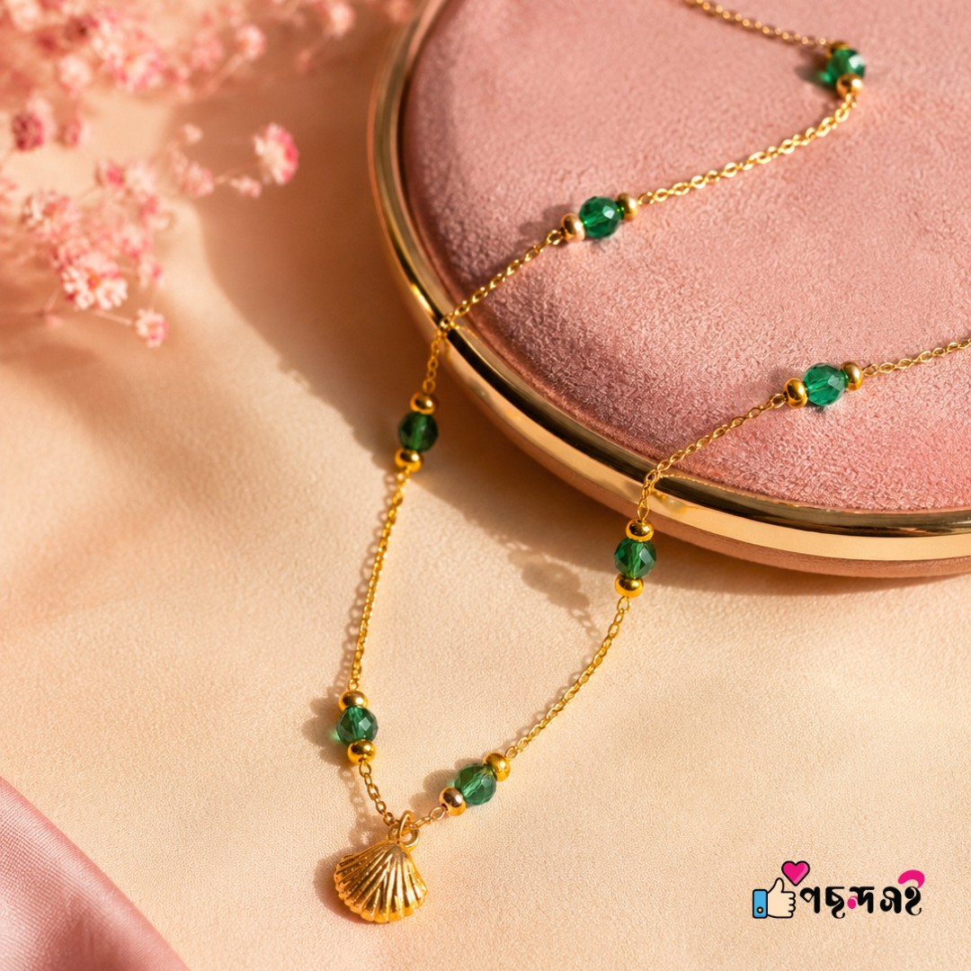 22k green pearl oyester neckpice - Image 2
