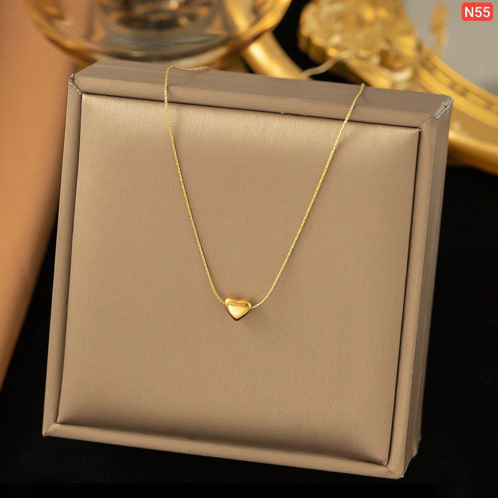 22k Solid mini Love Necklace Nc05 - Image 3
