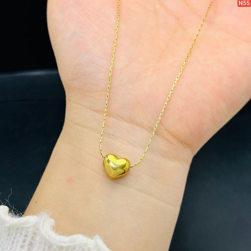 22k Solid mini Love Necklace Nc05 - Image 4