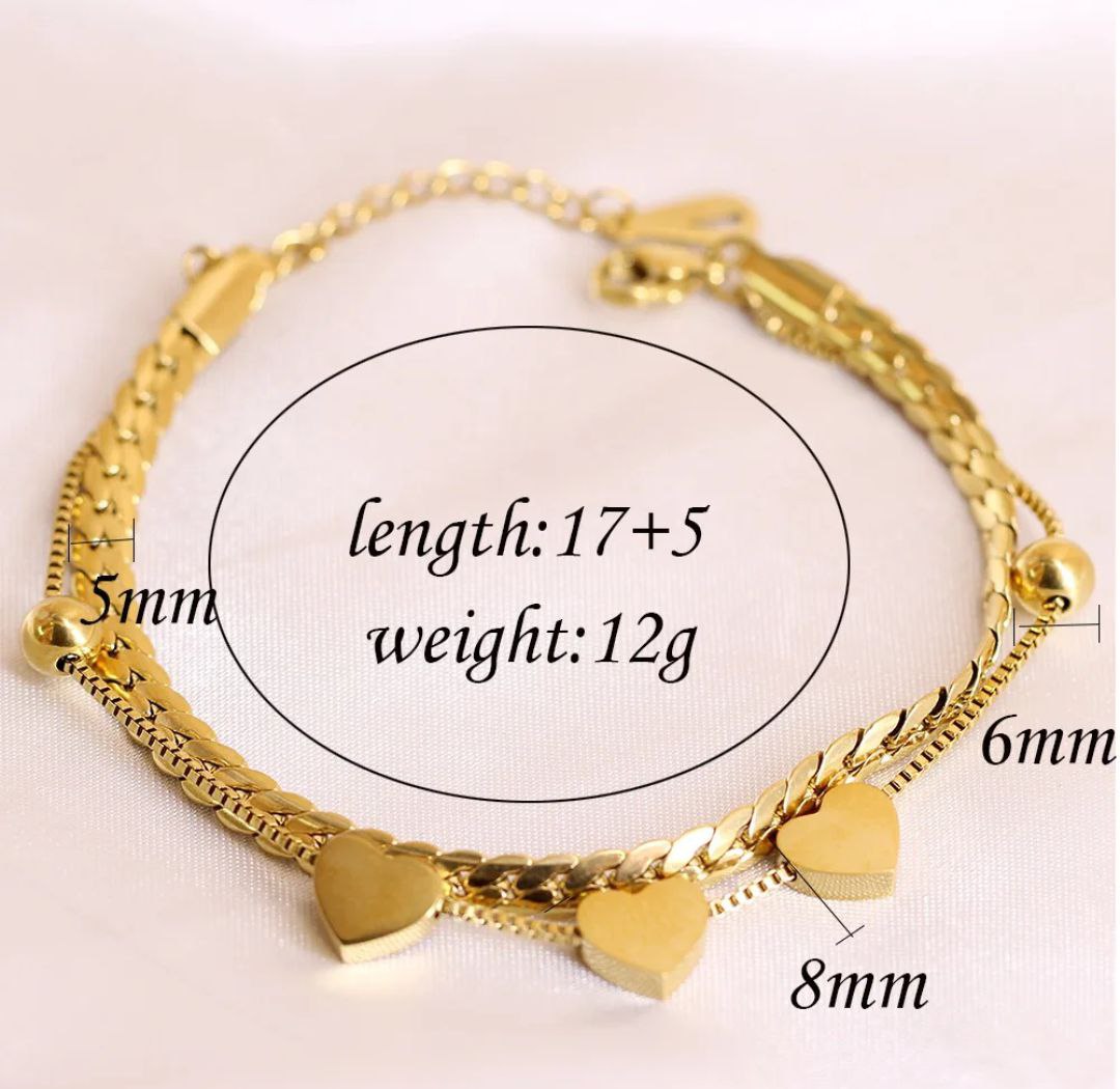 3 love 2 ball Titanium Steel Bracelet - Image 4
