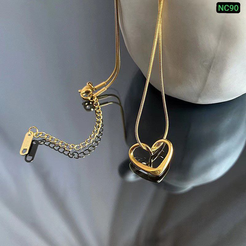 Single Love 22K Gold Polish Necklace Nc90 - Image 3