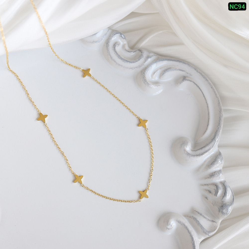 Alternative view of 5 Star 22K Gold Necklace NC02